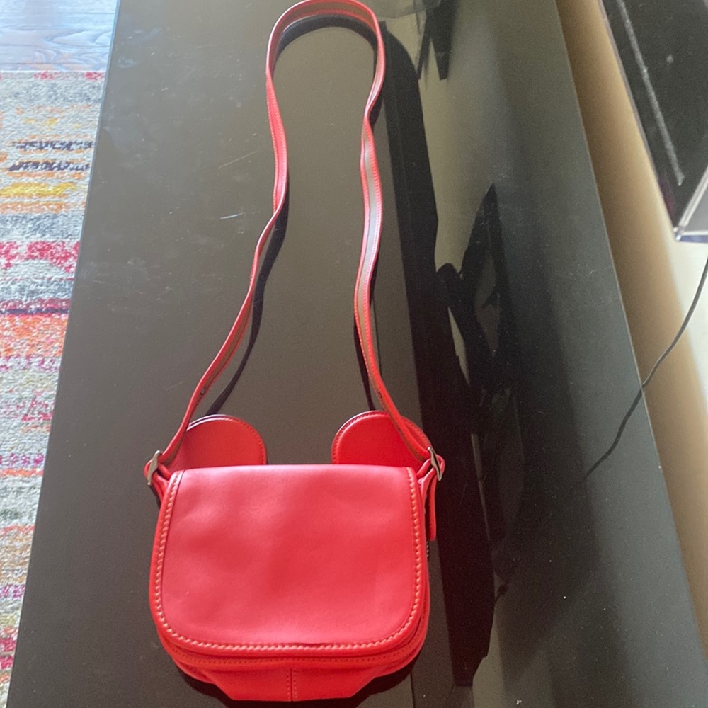 Disney x Coach Red Mouse Ears Purse